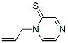 2(1H)-Pyrazinethione,  1-(2-propenyl)-  (9CI) Struktur