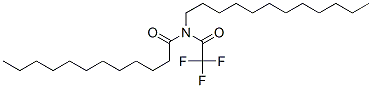 N-Dodecyl-N-(trifluoroacetyl)dodecanamide Struktur