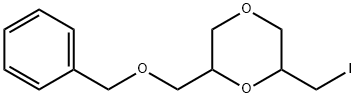 2-(IodoMethyl)-6-[(phenylMethoxy)Methyl]-1,4-dioxane Struktur