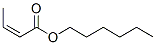(Z)-2-Butenoic acid hexyl ester Struktur
