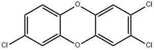 2,3,7-TRICHLORODIBENZO-P-DIOXIN Struktur