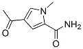 1H-Pyrrole-2-carboxamide, 4-acetyl-1-methyl- (9CI) Struktur