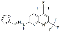 2-Furancarboxaldehyde,[5,7-bis(trifluoromethyl)-1,8-naphthyridin-2-yl]hydrazone(9CI) Struktur