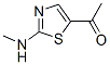 Ethanone, 1-[2-(methylamino)-5-thiazolyl]- (9CI) Struktur