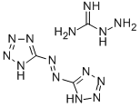 aminoguanidine, compound with 5,5'-azobis[1H-tetrazole] Struktur