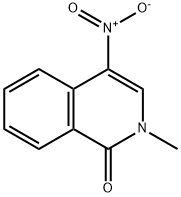 2-Methyl-4-nitroisoquinolin-1(2H)-one Struktur