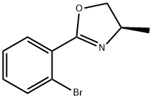 (R)-2-(2-BROMOPHENYL)-4-METHYL-4,5-DIHYDROOXAZOLE Struktur