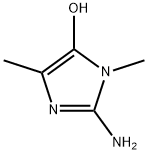 1H-Imidazol-5-ol,2-amino-1,4-dimethyl- Struktur