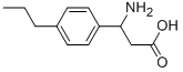 3-AMINO-3-(4-PROPYLPHENYL)-PROPIONIC ACID Struktur