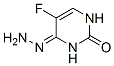 2,4(1H,3H)-Pyrimidinedione, 5-fluoro-, 4-hydrazone (9CI) Struktur