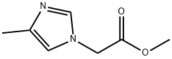 1H-Imidazole-1-aceticacid,4-methyl-,methylester(9CI) Struktur