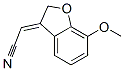 Acetonitrile, (7-methoxy-3(2H)-benzofuranylidene)- (9CI) Struktur