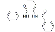 Benzamide, N-[2-methyl-1-[[(4-methylphenyl)amino]carbonyl]-1-butenyl]- (9CI) Struktur