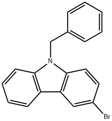 9-Benzyl-3-bromocarbazole Struktur