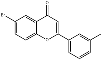 6-BROMO-3'-METHYLFLAVONE Struktur