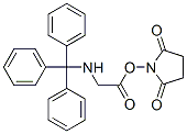 1-[[[(Triphenylmethyl)amino]acetyl]oxy]-2,5-pyrrolidinedione Struktur