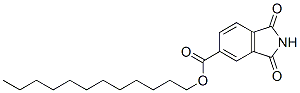 2,3-Dihydro-1,3-dioxo-1H-isoindole-5-carboxylic acid dodecyl ester Struktur