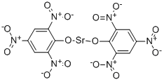 strontium dipicrate Struktur