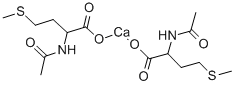 DL-ACETYLMETHIONINE CALCIUM SALT Structure