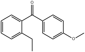 2-ETHYL-4'-METHOXYBENZOPHENONE Struktur