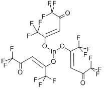 INDIUM HEXAFLUOROPENTANEDIONATE Struktur