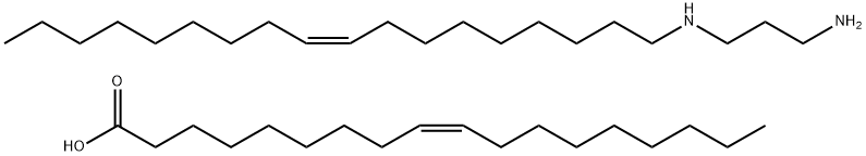 oleic acid, compound with (Z)-N-octadec-9-enylpropane-1,3-diamine (2:1) Struktur