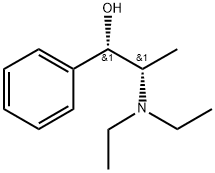 rac-syn N,N-Diethyl Norephedrine Struktur