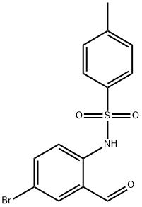 N-(4-Bromo-2-formylphenyl)-4-methylbenzenesulfonamide Struktur