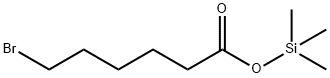 Hexanoic acid, 6-bromo-, trimethylsilyl ester Struktur