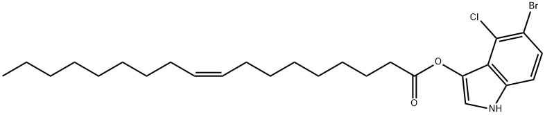 5-BROMO-4-CHLORO-3-INDOXYL OLEATE Struktur