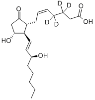 9-OXO-11ALPHA-15S-DIHYDROXY-PROSTA-5Z,13E-DIEN-1-OIC-3,3,4,4-D4 ACID Struktur