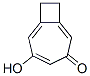 Bicyclo[5.2.0]nona-1,4,6-trien-3-one, 5-hydroxy- (9CI) Struktur