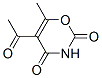 2H-1,3-Oxazine-2,4(3H)-dione, 5-acetyl-6-methyl- (9CI) Struktur