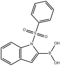 1-(PHENYLSULFONYL)-2-INDOLEBORONIC ACID Struktur