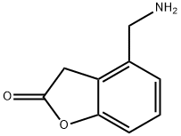 2(3H)-Benzofuranone,  4-(aminomethyl)- Struktur