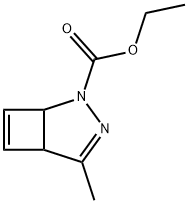 2,3-Diazabicyclo[3.2.0]hepta-3,6-diene-2-carboxylic  acid,  4-methyl-,  ethyl  ester Struktur