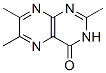 2,6,7-Trimethyl-4(3H)-pteridinone Struktur