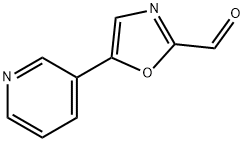 5-PYRIDIN-3-YL-OXAZOLE-2-CARBALDEHYDE Struktur