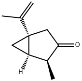 Bicyclo[3.1.0]hexan-3-one, 4-methyl-1-(1-methylethenyl)-, (1R,4S,5R)- (9CI) Struktur