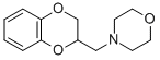 4-[(2,3-Dihydro-1,4-benzodioxin-2-yl)methyl]morpholine Struktur