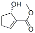 1-Cyclopentene-1-carboxylicacid,5-hydroxy-,methylester,(5S)-(9CI) Struktur