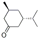 Cyclohexanone, 3-methyl-5-(1-methylethyl)-, (3S,5S)- (9CI) Struktur