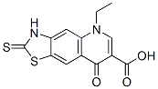 Thiazolo[5,4-g]quinoline-7-carboxylic  acid,  5-ethyl-2,3,5,8-tetrahydro-8-oxo-2-thioxo- Struktur