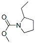 1-Pyrrolidinecarboxylicacid,2-ethyl-,methylester(9CI) Struktur