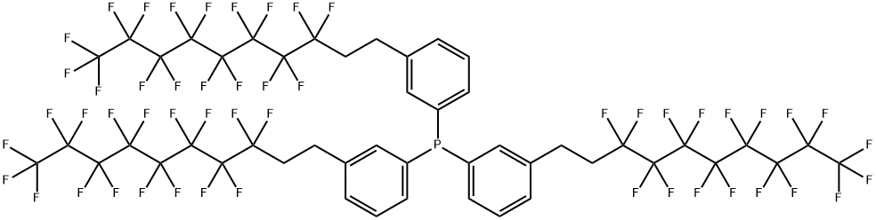 TRIS-(3-(HEPTADECAFLUORODECYL)PHENYL)-P& Struktur