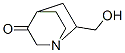 6-(Hydroxymethyl)-1-azabicyclo[2.2.2]octan-3-one Struktur