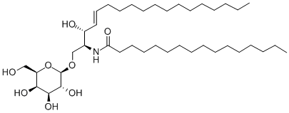 N-PALMITOYL CEREBROSIDE Struktur