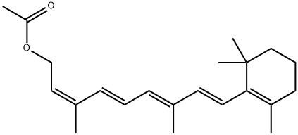 13-cis-retinyl acetate Struktur