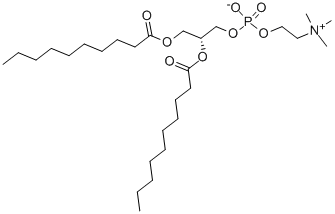 1,2-DIDECANOYL-SN-GLYCERO-3-PHOSPHOCHOLINE Struktur