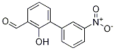 2-hydroxy-3'-nitrobiphenyl-3-carbaldehyde Struktur